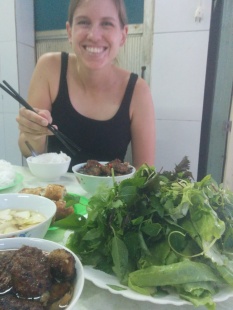 Street food in Hanoi.