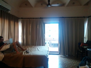 Our upgraded hotel room